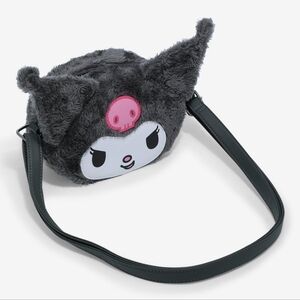 Loungefly Kuromi Figural Plush Crossbody Bag